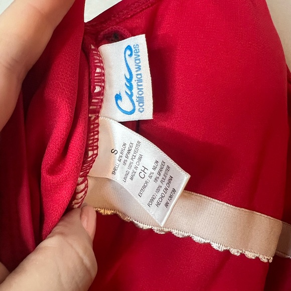 California Waves BAE WATCH BABE One Piece Swimsuit Small - Picture 6 of 7